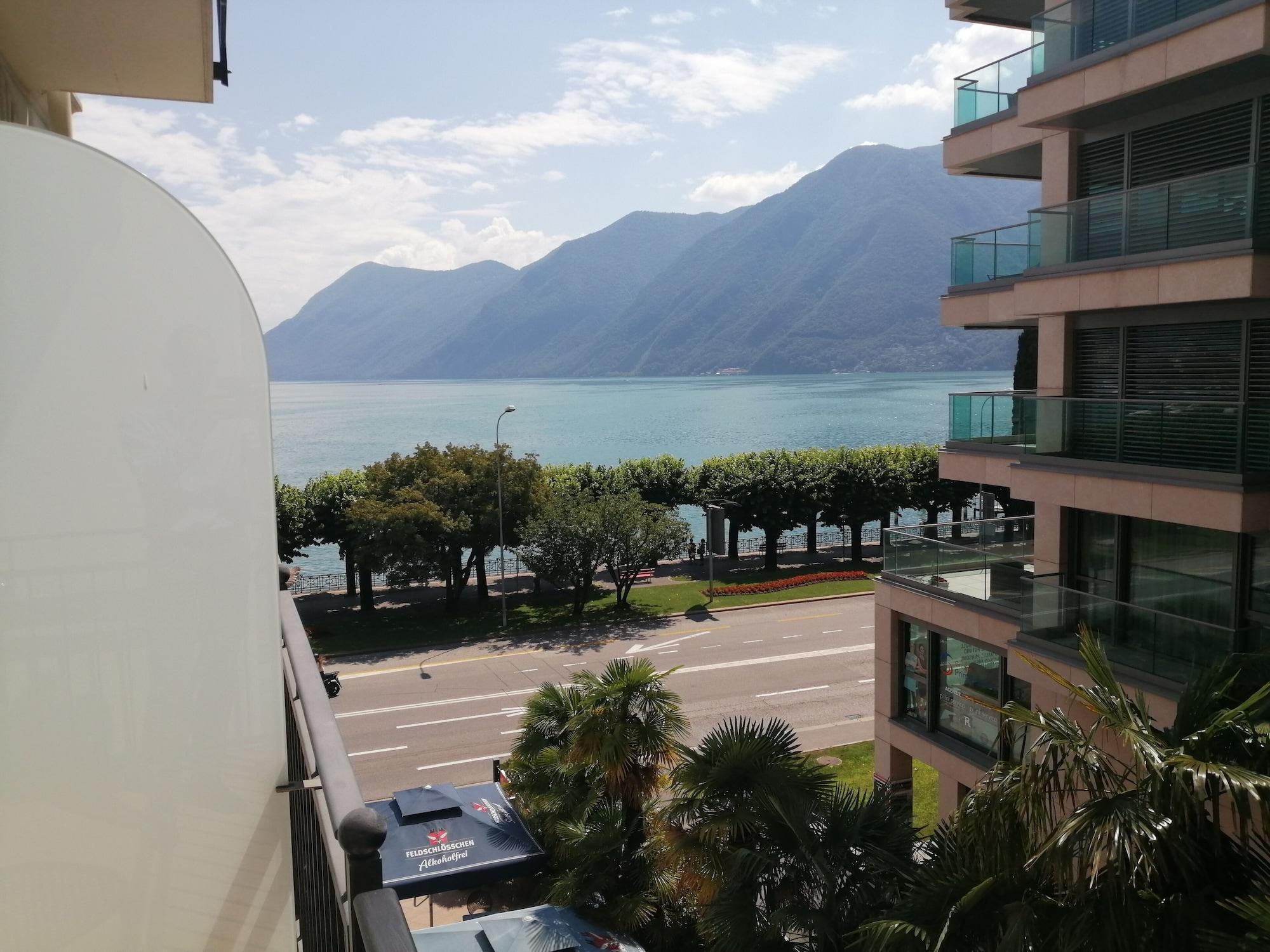 Best Western Hotel Bellevue Au Lac Lugano Exteriör bild